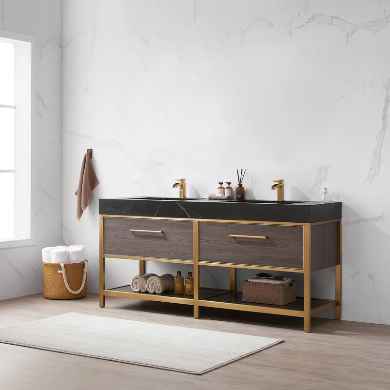 Segovia Bath Vanity with Sintered Stone Top