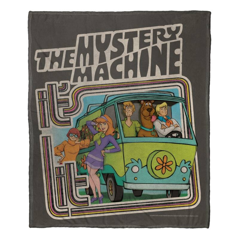 Warner Brothers Scooby-Doo It's Lit Gang Silk Touch Throw Blanket