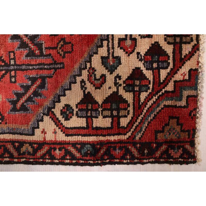 ECARPETGALLERY Hand-knotted Andelz Red Wool Rug - 3'6 x 6'9