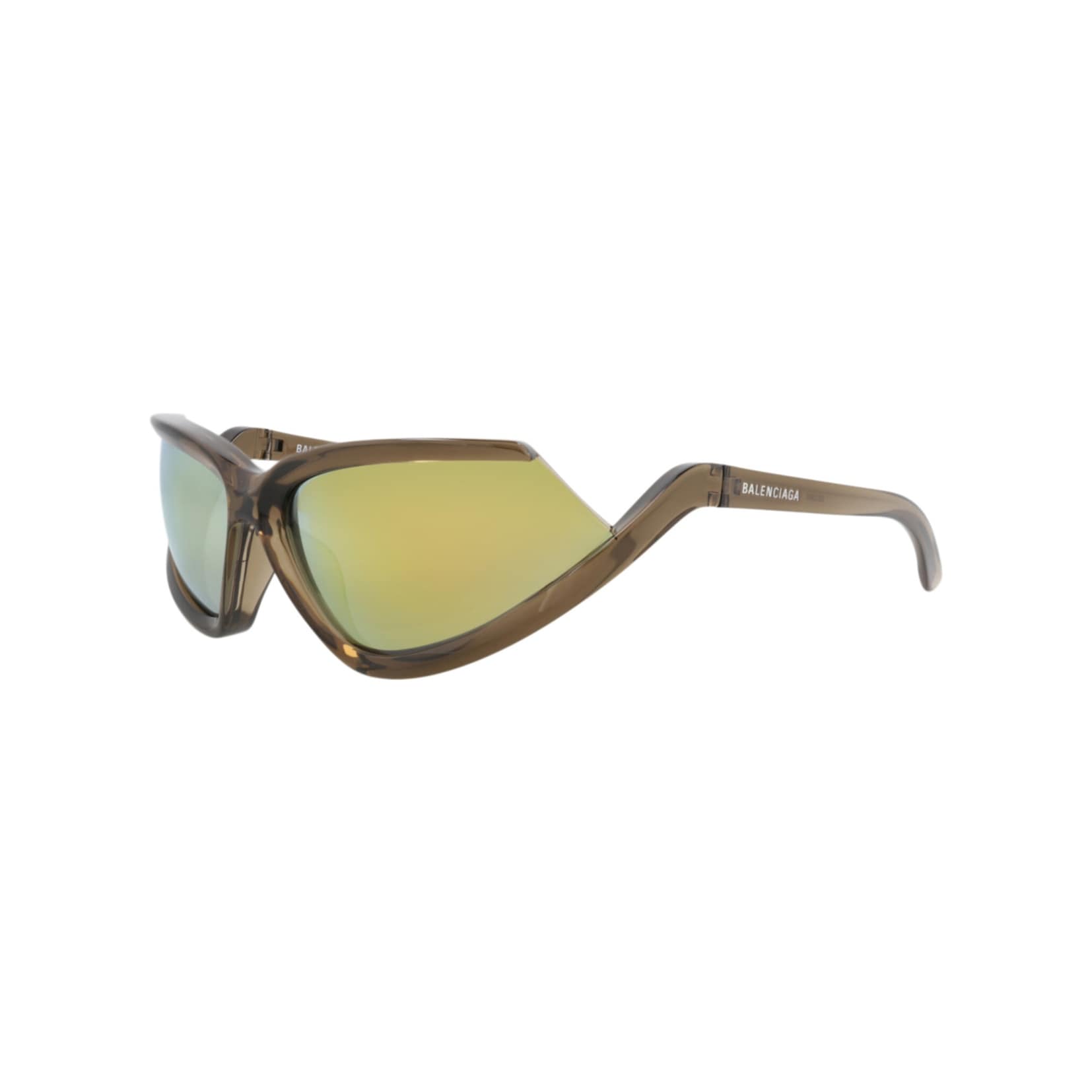 NEW BALENCIAGA unisex shield-frame bio injection sunglasses in yellow Balenciaga Shield-Frame Bio Injection Sunglasses – Zulily main image 3