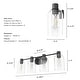 preview thumbnail 4 of 12, Hunter Lochemeade 4-Light Vanity Wall Light, Damp-Rated - Bathroom, Laundry - Modern Farmhouse, Contemporary, Industrial