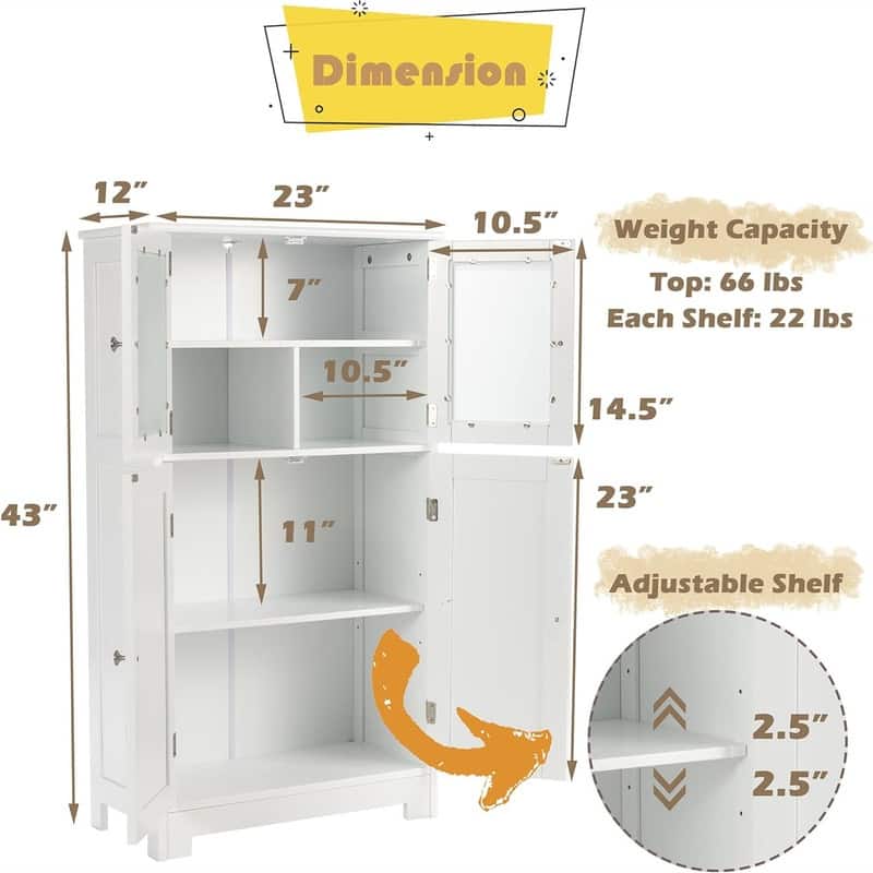 Bathroom Floor Cabinet