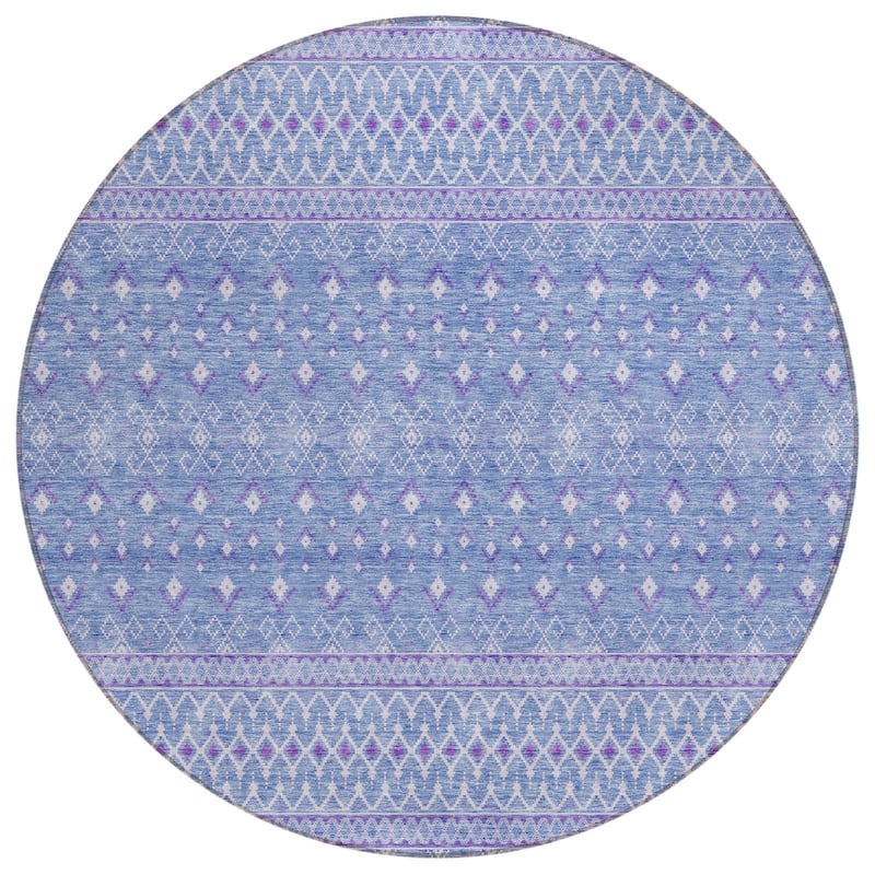 HomeRoots Tribal Transitional Rectangle Outdoor Rug