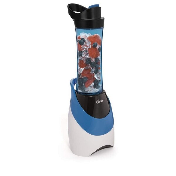 Oster BLSTPB-WBE-000 My Blend 250 Watt Blender with Travel Bottle Blue
