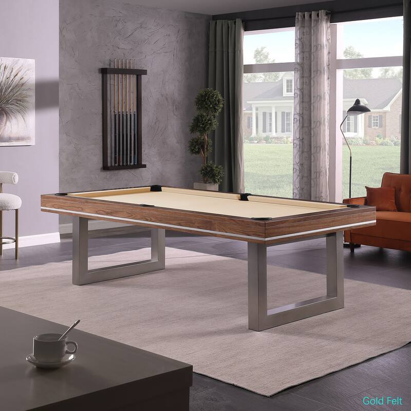 Harmony Walnut 7ft Billiard Slate Pool Table - Blue