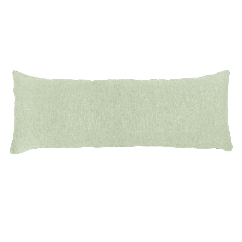 French Linen Pillow with Removable Sham by BOKSER HOME