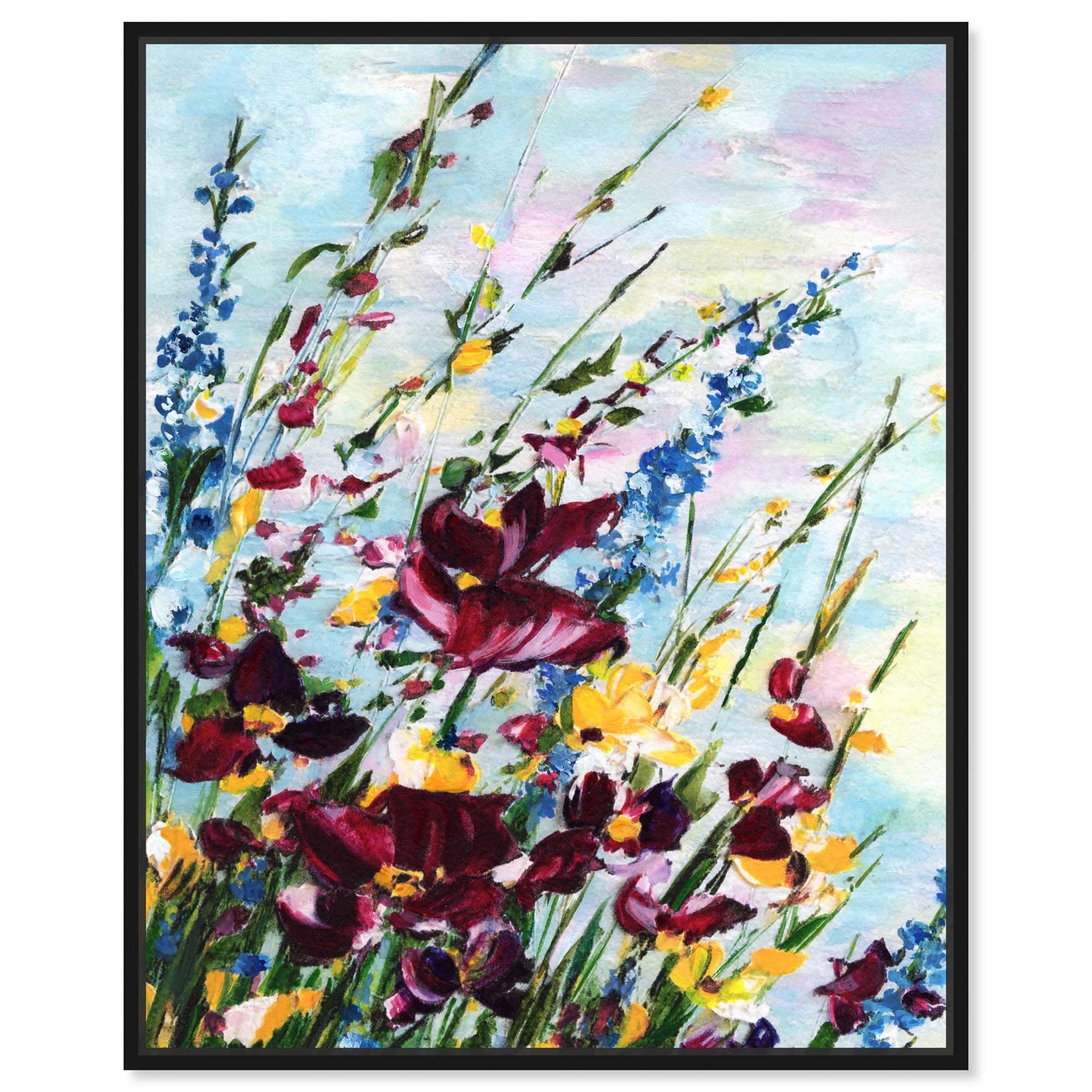 Spring 22 Canvas Romantic Floral Wall Art by Art Remedy