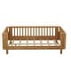 preview thumbnail 23 of 32, Low Platform Bed with Slats Support, Montessori Bed Frame, Daybed with Detachable Side Rails