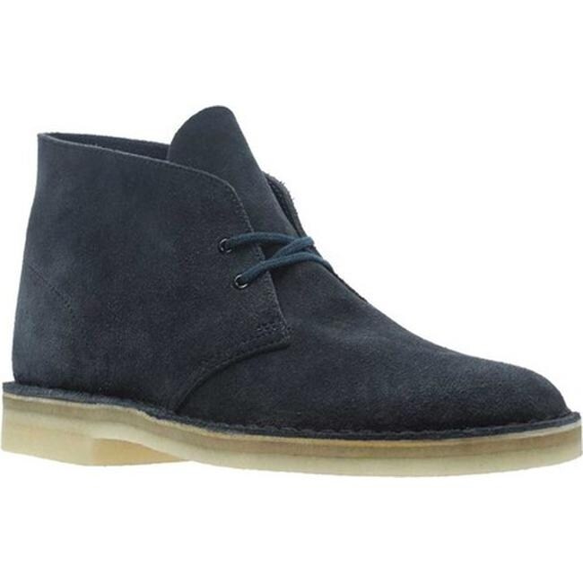 clarks desert boot dark grey suede