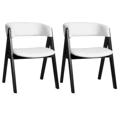 Costway Dining Chairs Set of 2/4 Mid-Century Upholstered Kitchen - See Details