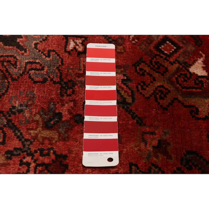ECARPETGALLERY Hand-knotted Sarabi Red Wool Rug - 9'10 x 12'6