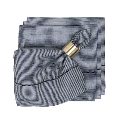 Caravan Linen Stitch Napkins - Set of 4