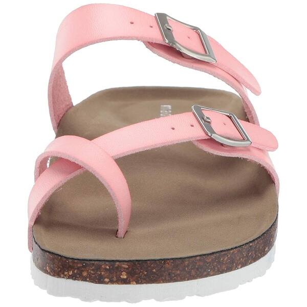 Shop Madden Girl Womens Brycee Split Toe Casual Slide Sandals