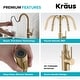 preview thumbnail 9 of 149, Kraus 2-Function 1-Handle 1-Hole Pulldown Sprayer Brass Kitchen Faucet
