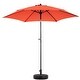 preview thumbnail 29 of 48, 9FT Outdoor Patio Umbrella Outdoor Table Umbrella with Push Button Tilt and Crank