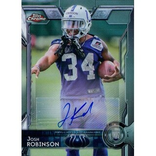 Shop Signed Robinson Josh Indianapolis Colts 2015 Topps Chrome