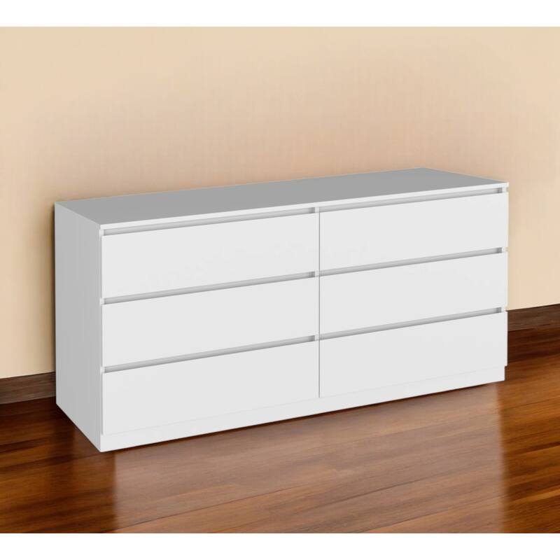 HomeRoots Two Piece White Bedroom Set - 2 Piece - Twin