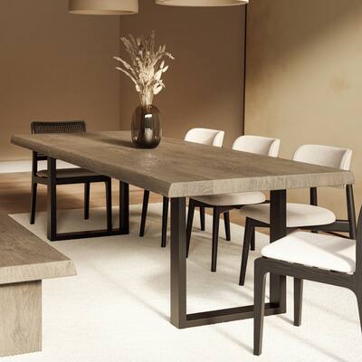 Urbia Brooks Solid Acacia Dining Table - U Base
