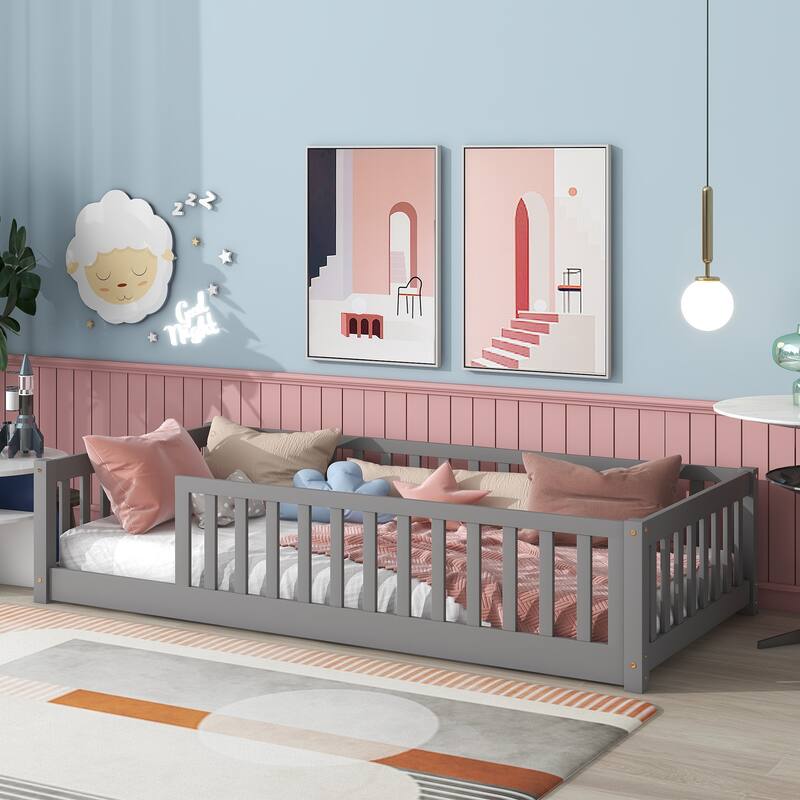 Twin Floor Platform Bed