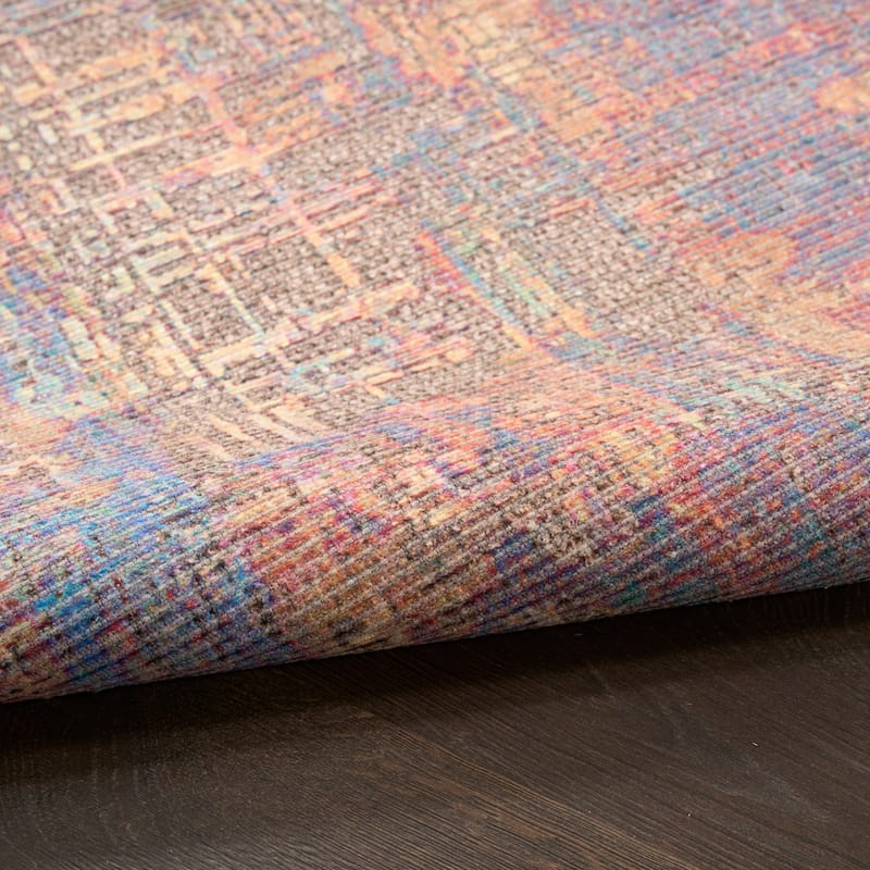 Nourison Botanical Washables Indoor only Abstract Area Rug