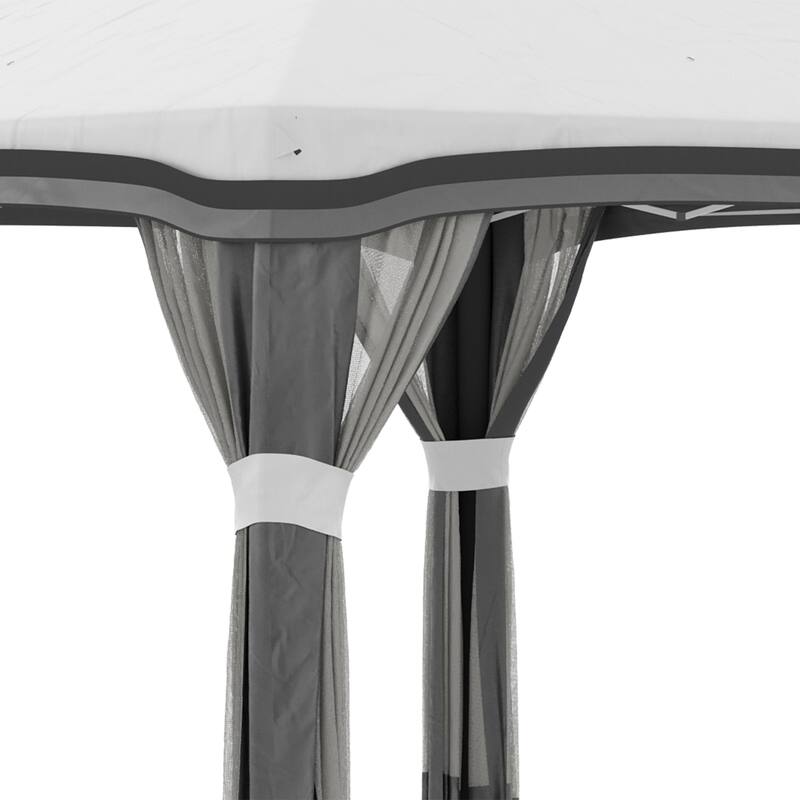 10' x 10' Pop Up Canopy Tent, Height Adjustable, Wheeled Carry Bag