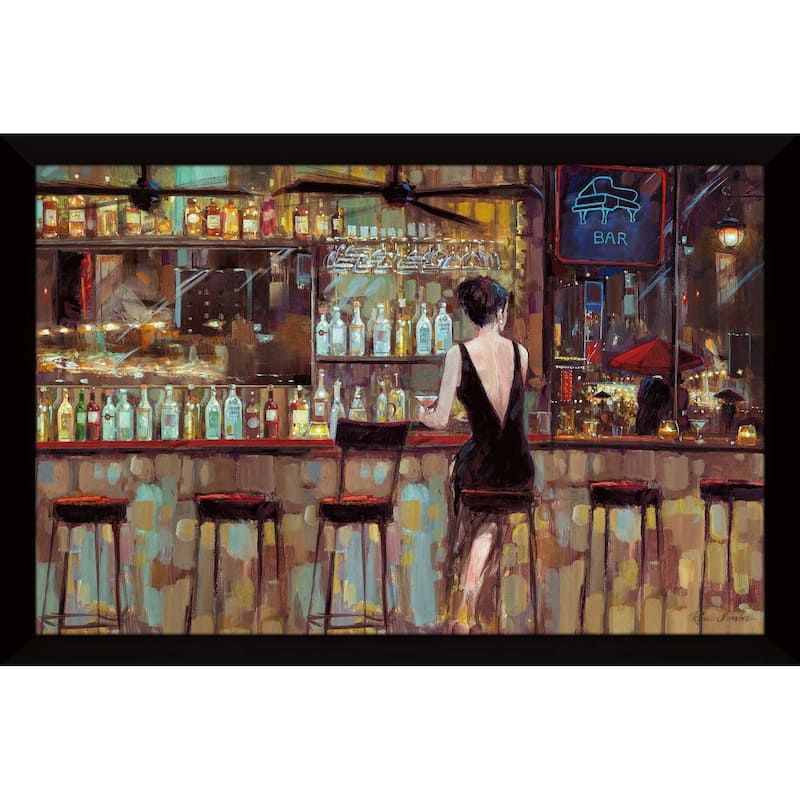 "Elegant in Black" by Ruane Manning Print on Acrylic