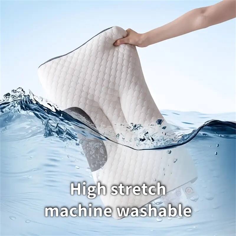 Ergonomic Pillow Contour Pillow Orthopedic Neck Traction Pillow for Shoulder Neck Pain Relief Side Sleeper - N/A
