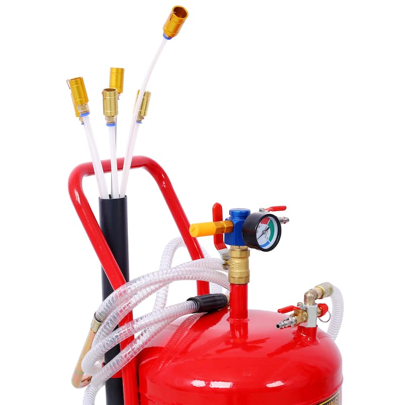 Oil Extractor, Portable Air Pneumatic Waste Oil Garage Extractor Drain Draine Tank Professional Fluid Evacuator