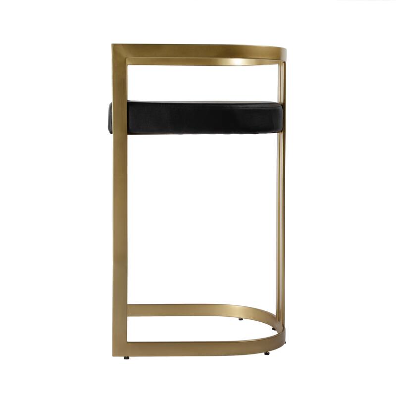Clarence Faux Leather 35" Barstool