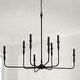 preview thumbnail 4 of 7, Paloma 8-light Hanging Chandelier