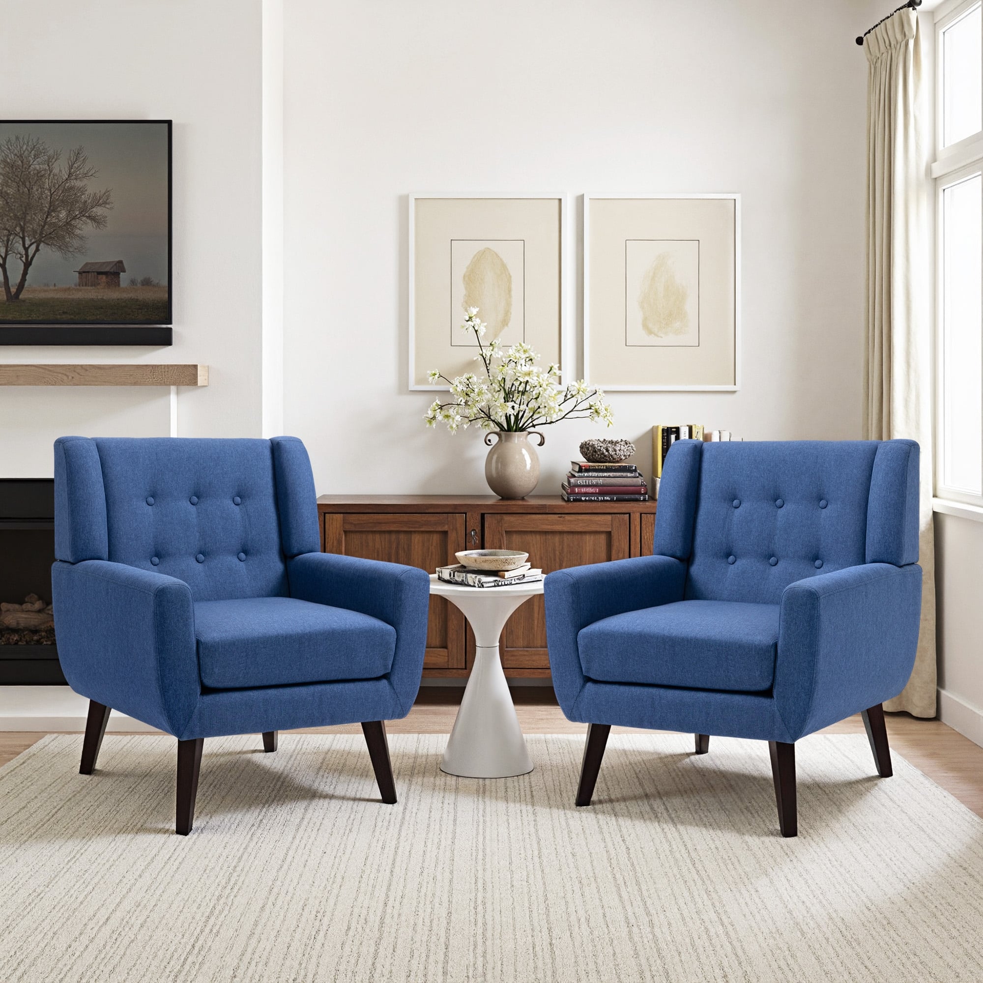 Option Blue/Linen