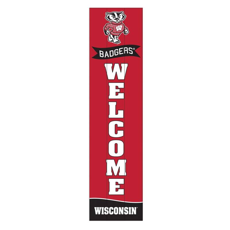 47" Porch Leaner Welcome Wall Sign, University of Wisconsin-Madison