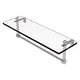 preview thumbnail 36 of 55, Allied Brass 16 Inch Glass Vanity Shelf with Integrated Towel Bar