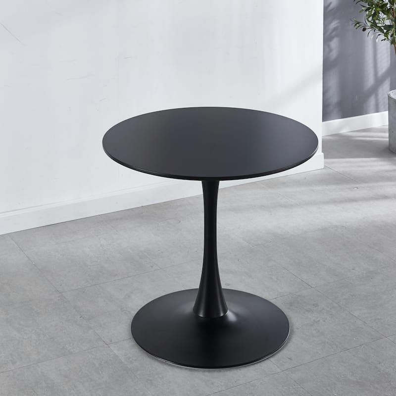 Round Tulip Table with MDF Top, Pedestal Design