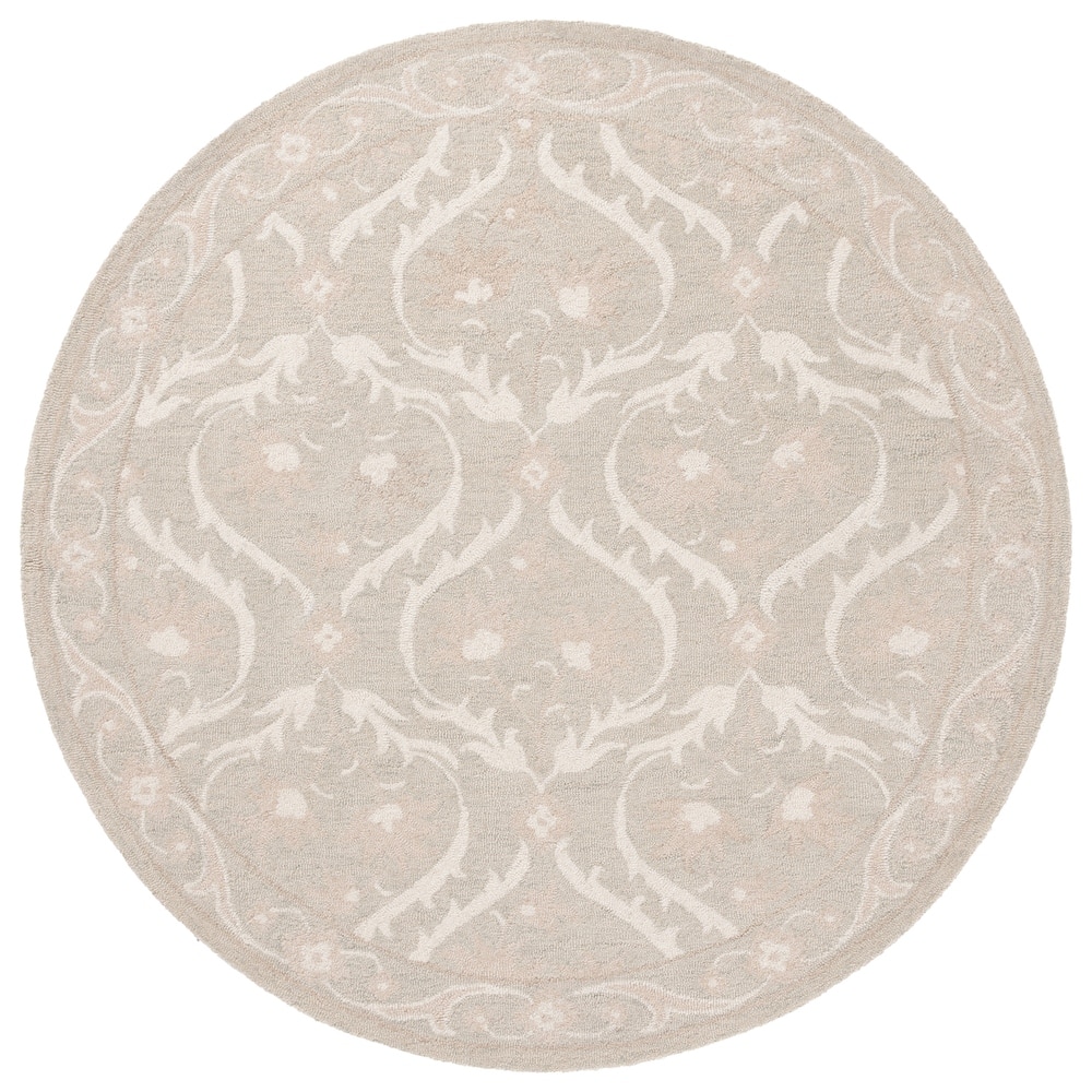 SAFAVIEH Handmade Blossom Luisete Ogee Wool Rug