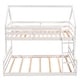 preview thumbnail 33 of 31, Separate Bunk Bed,2 Separate Beds,Twin over Full House Bunk Bed with Built-in Ladder