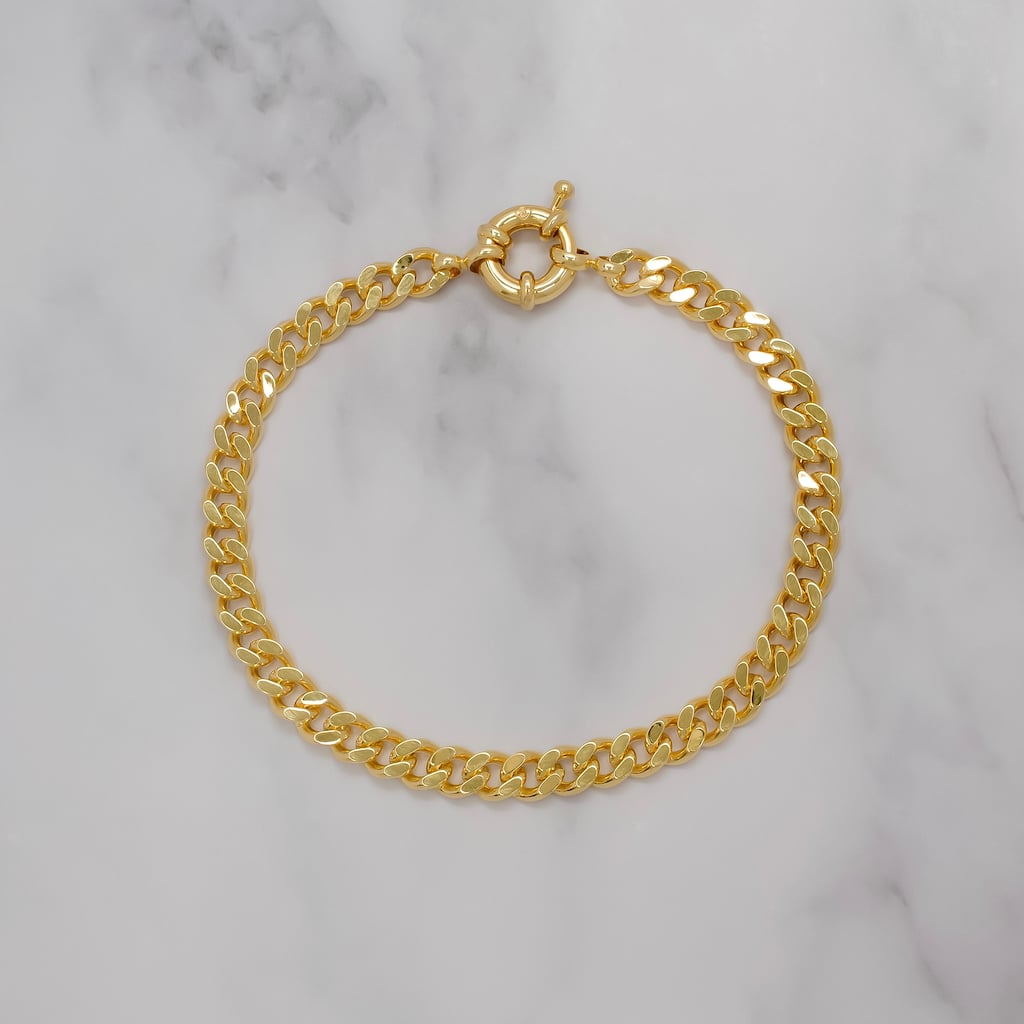 Victoria Townsend Yellow Gold Curb Link Bracelet