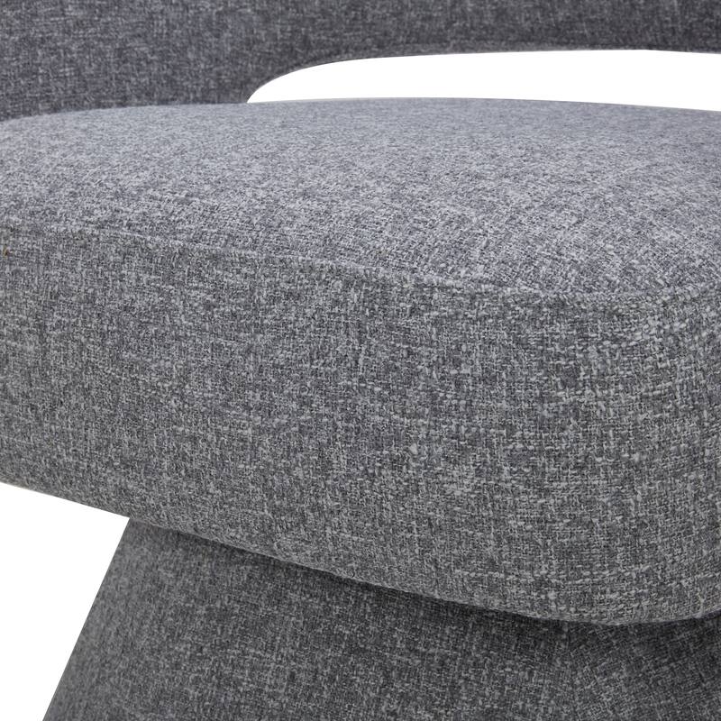 Spruce & Spring Jamie Swivel Fabric Accent Chair