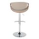 preview thumbnail 52 of 70, Carson Carrington Kanteborg Adjustable Bar Stool with Rounded T Footrest (Set of 2)