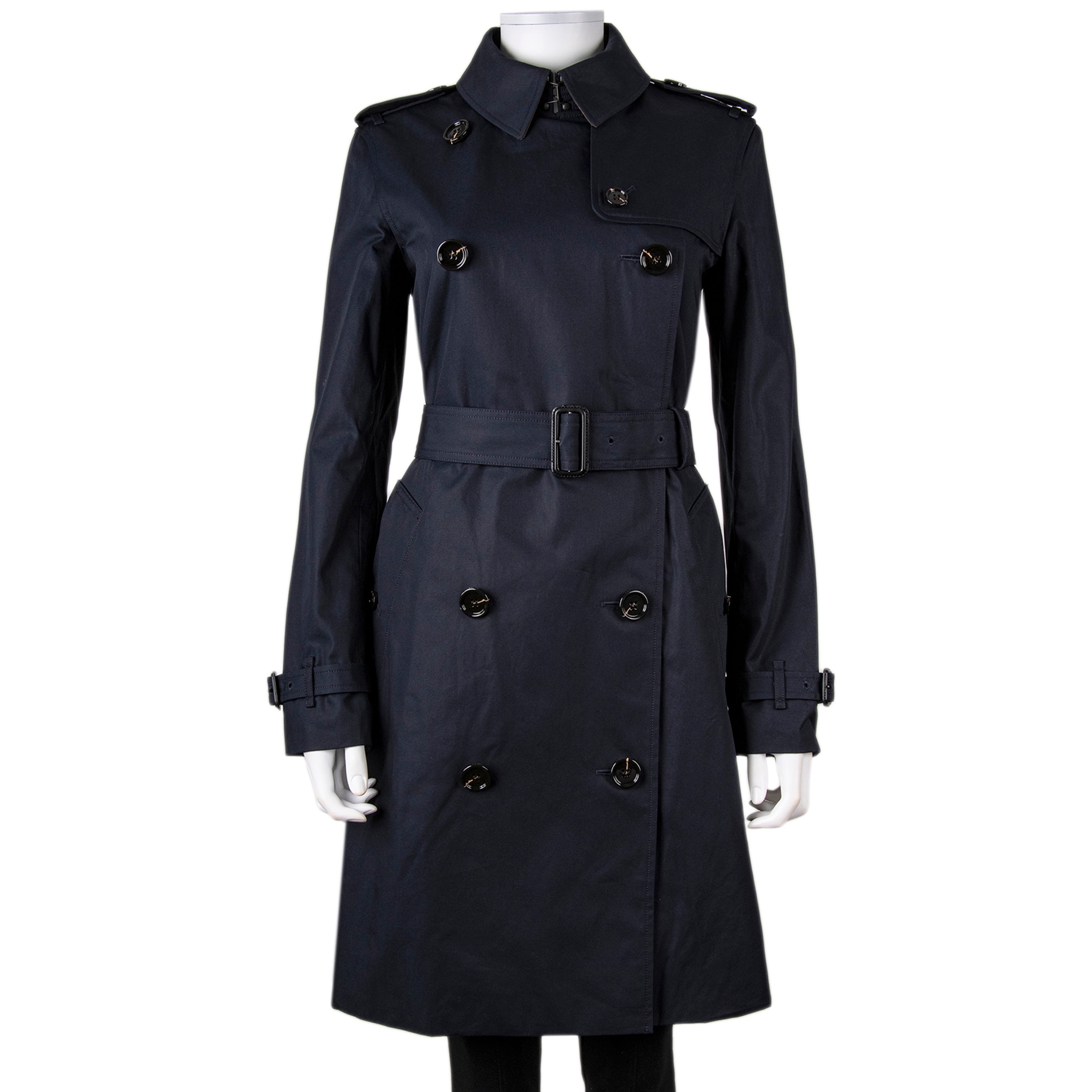 Burberry Belted Trench Coat - Overstock - 43541688