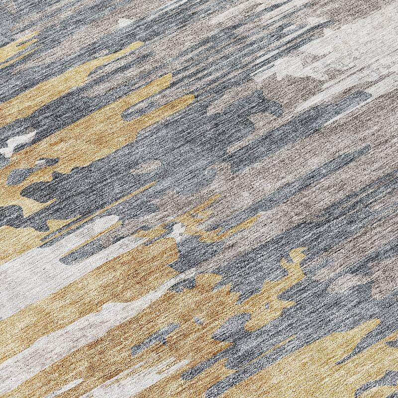 Machine Washable Indoor/ Outdoor Chantille Modern Ombre Rug