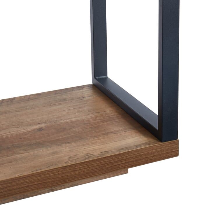 Wood TV Stand Classic Entertainment Center Media Console up to 55" with Electric Fireplace