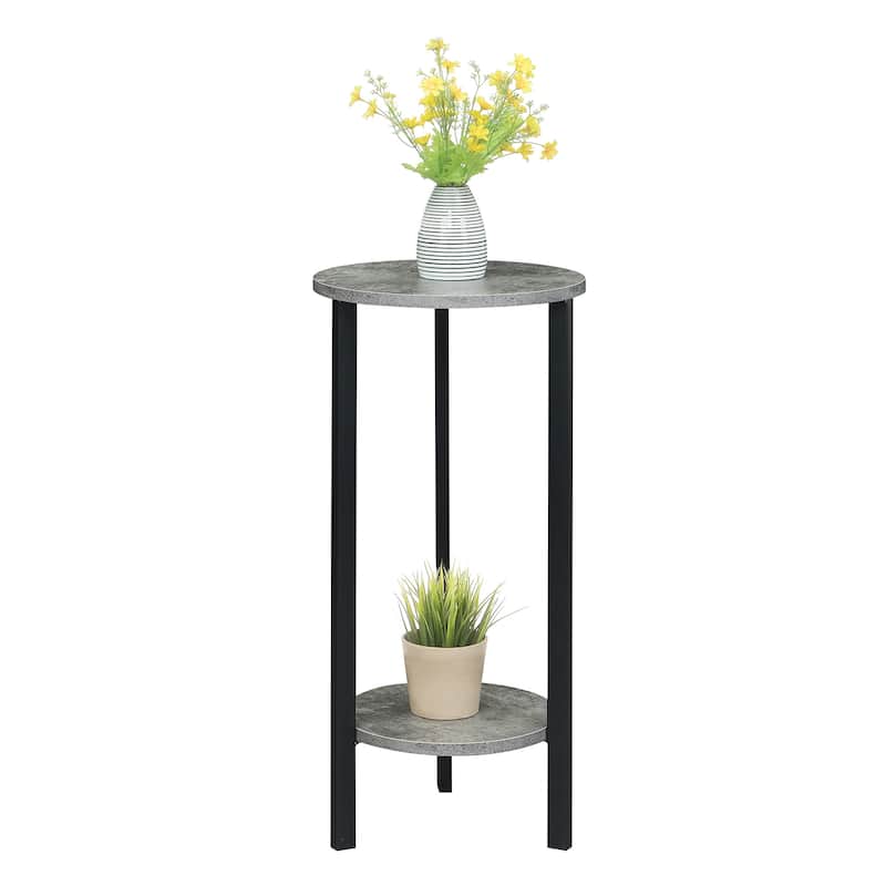 Convenience Concepts Graystone 31 inch 2 Tier Plant Stand
