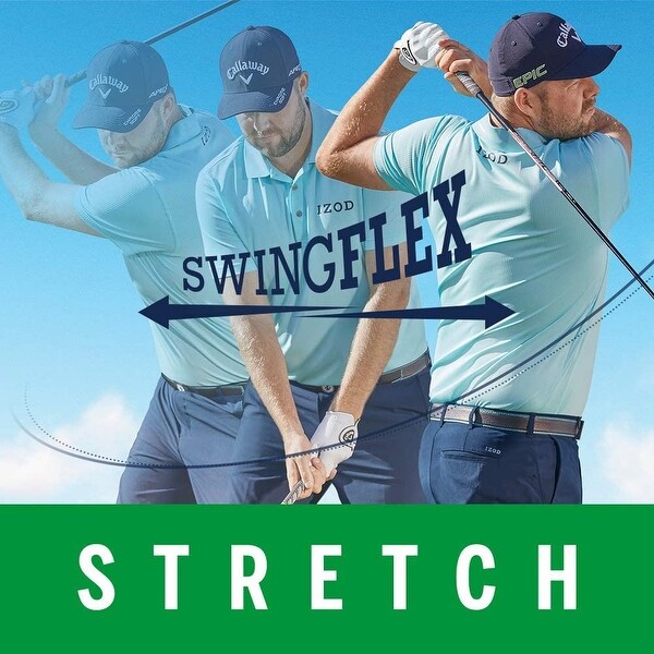 izod men's golf swing flex slim fit pant