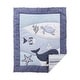 preview thumbnail 5 of 3, Boho Bay 5pc Set Bedding (Quilt, DR, 2 FS, Decal) - Levtex Baby
