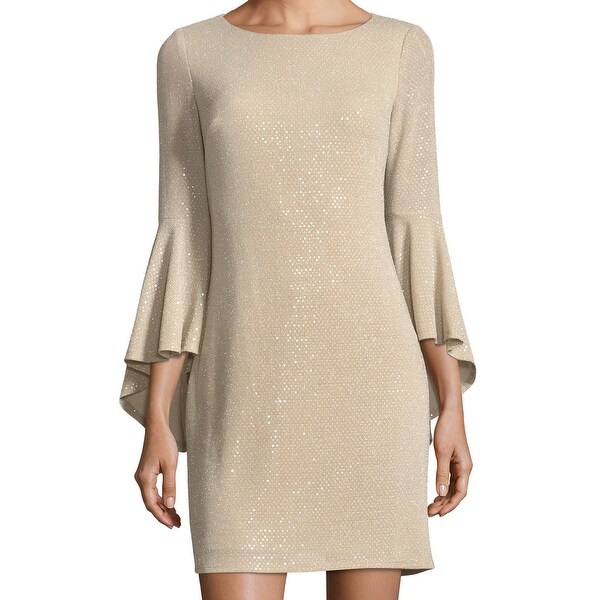 eliza j bell sleeve sheath dress