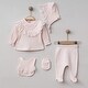preview thumbnail 4 of 7, Lace Newborn Outfit Set - Newborn Baby Girl Hospital Exit Set - 10 Piece