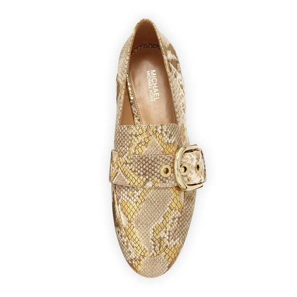 michael kors loafers yellow