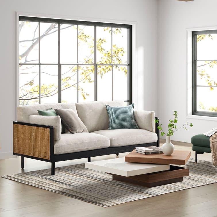 Modern Minimalist Striped Area Rug