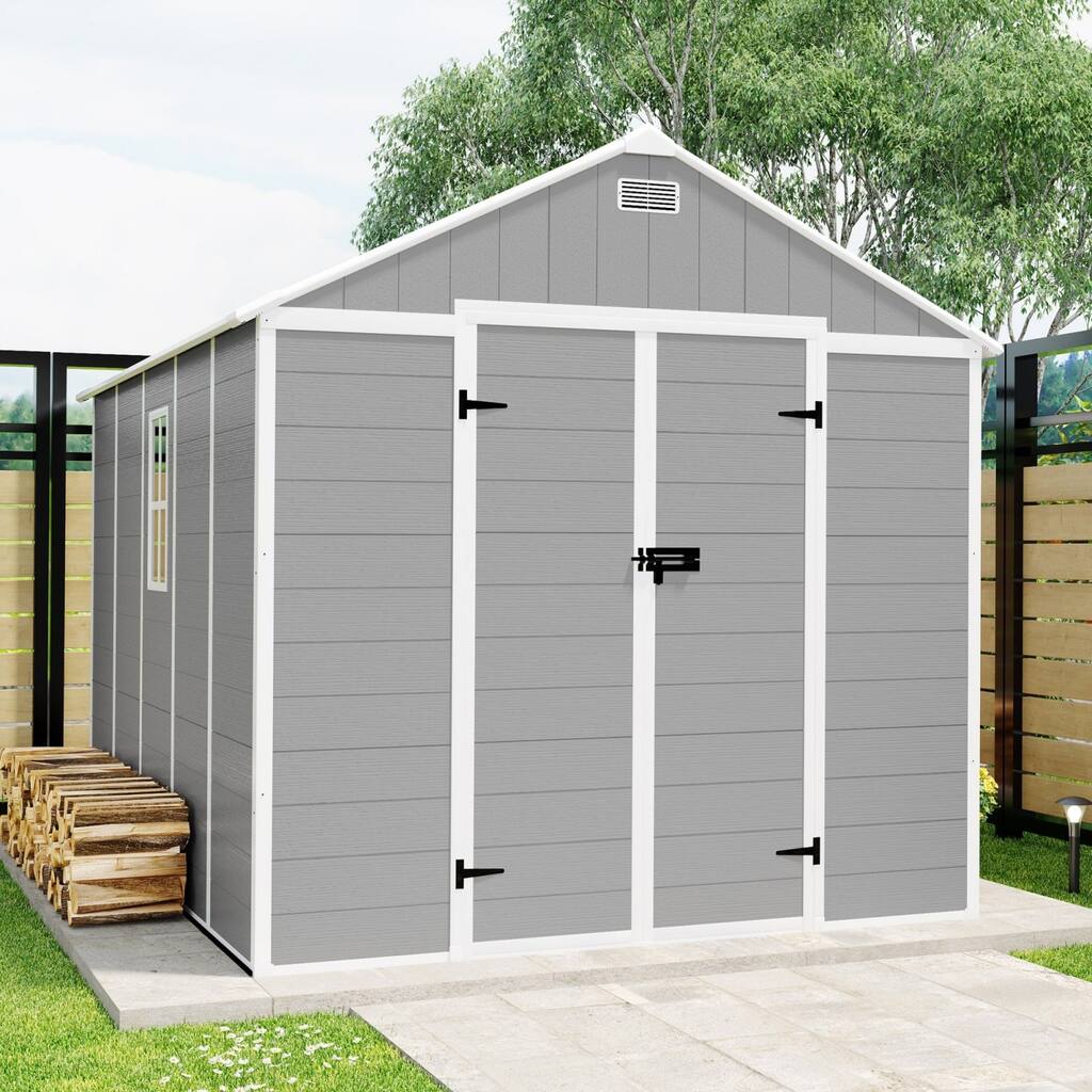 7.5x10.3FT Outdoor Resin Storage Shed